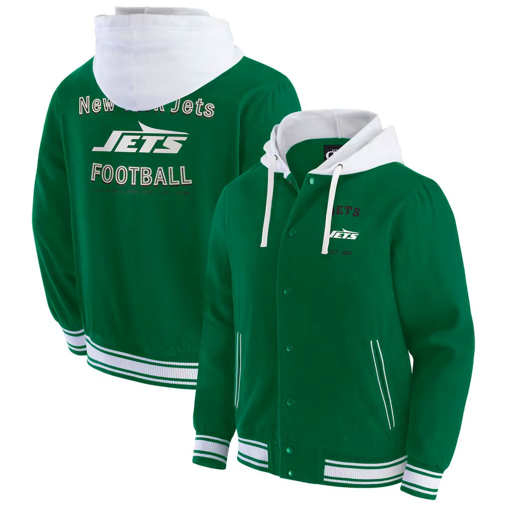 Men 2026 NFL New York Jets  jacket hoodie Green 011->new york jets->NFL Jersey
